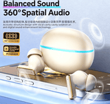 Darrahopens Electronics > Headphones and Earphones > Wireless Headphones & Earbuds Y9 Wireless Bluetooth 6.0 Heavy Bass Earphones，white In Australia - Darrahopens
