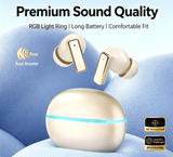 Darrahopens Electronics > Headphones and Earphones > Wireless Headphones & Earbuds Y9 Wireless Bluetooth 6.0 Heavy Bass Earphones，white In Australia - Darrahopens