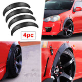 Darrahopens Electronics > Mobile Accessories > Car Mounts 4 Pcs Universal Car Fender Flares Flexible Durable Body Wheel Extra Wide Arches