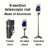 Darrahopens Electronics > Mobile Accessories > Car Mounts Black Blue mini selfie stick, Bluetooth selfie stick, extendable selfie stick, portable selfie stick, high-quality selfie stick, selfie stick Australia, wireless selfie stick, compact selfie stick, travel selfie stick, hands-free selfie stick