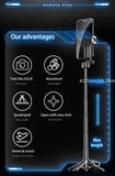 Darrahopens Electronics > Mobile Accessories > Car Mounts Black Blue mini selfie stick, Bluetooth selfie stick, extendable selfie stick, portable selfie stick, high-quality selfie stick, selfie stick Australia, wireless selfie stick, compact selfie stick, travel selfie stick, hands-free selfie stick