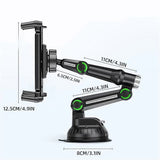 Darrahopens Electronics > Mobile Accessories > Car Mounts Car Tablet Holder Long Arm Suction Cup Mount for Pro Air 4-13 inch for Tablet SUV Truck Windshield Window Black