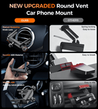 Darrahopens Electronics > Mobile Accessories > Car Mounts Choetech H093-BK Magnetic Car Phone Mount