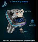 Darrahopens Electronics > Mobile Accessories > Car Mounts Choetech TC0050 PD36W Bluetooth FM Car Transmitter Charger