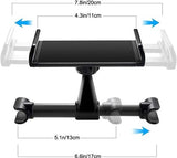 Darrahopens Electronics > Mobile Accessories > Car Mounts Smartphone holder - Multifunctional car phone holder with clip - Adjustable phone holder - Telescopic phone holder - Car phone holder for headrest, Car tablet holder for back seat - Black