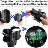 Darrahopens Electronics > Mobile Accessories > Car Mounts Two-in-one - Multifunctional - Car Cup Holder - Car Cup Holder - Extension Adapter - Rotatable and Adjustable Double Bottle Holder