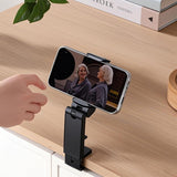 Darrahopens Electronics > Mobile Accessories > Car Mounts Urbanoki Airplane Phone Holder Mount 360° Rotation Stand for Travel Desk - Black