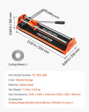Darrahopens Electronics > Mobile Accessories > Car Mounts VEVOR 430mm Manual Tile Cutter for Wall & Polished Tiles,Double Rails for Precise Cutting, Tungsten Carbide Wheel,Non-Slip Handle,Anti-Displacement Pressure Rod,Precise Cuts for Pros & Beginners