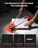 Darrahopens Electronics > Mobile Accessories > Car Mounts VEVOR 430mm Manual Tile Cutter for Wall & Polished Tiles,Double Rails for Precise Cutting, Tungsten Carbide Wheel,Non-Slip Handle,Anti-Displacement Pressure Rod,Precise Cuts for Pros & Beginners