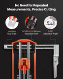 Darrahopens Electronics > Mobile Accessories > Car Mounts VEVOR 430mm Manual Tile Cutter for Wall & Polished Tiles,Double Rails for Precise Cutting, Tungsten Carbide Wheel,Non-Slip Handle,Anti-Displacement Pressure Rod,Precise Cuts for Pros & Beginners