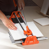 Darrahopens Electronics > Mobile Accessories > Car Mounts VEVOR 430mm Manual Tile Cutter for Wall & Polished Tiles,Double Rails for Precise Cutting, Tungsten Carbide Wheel,Non-Slip Handle,Anti-Displacement Pressure Rod,Precise Cuts for Pros & Beginners