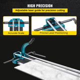 Darrahopens Electronics > Mobile Accessories > Car Mounts VEVOR Manual Tile Cutter 1200mm Cutting Machine w/ Laser for Ceramic