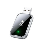Darrahopens Electronics > Mobile Accessories > Car Mounts Wireless CarPlay Adapter 2-in-1 for iPhone & Android – Bluetooth 5.0 USB Dongle with OTA Update and Voice Control (Black)