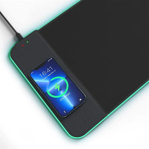 Darrahopens Electronics > Mobile Accessories CHOETECH T543-F RGB Illuminated 15W Wireless Charging Mouse Pad