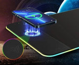 Darrahopens Electronics > Mobile Accessories CHOETECH T543-F RGB Illuminated 15W Wireless Charging Mouse Pad