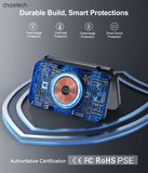 Darrahopens Electronics > Mobile Accessories CHOETECH T616-F-BK 3in1 Magnetic Foldable Wireless Charger Black