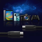Darrahopens Electronics > Mobile Accessories CHOETECH XCC-1036 USB-C M to M PD3.1 240W Super Fast Charging Cable 2M