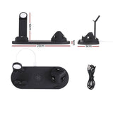 Darrahopens Electronics > Mobile Accessories Devanti 4 in 1 Wireless Charger Multi-function Station for Phone Airpod iWatch 15W