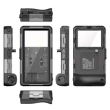 Darrahopens Electronics > Mobile Accessories > Phone Cases & Screen Protectors 15m Waterproof Phone Case for Diving & Surfing - 1 Hour Underwater Shooting, Dual Seal, Zinc Alloy Buckle, Fits iPhone Samsung Xiaomi up to 6.9 Inch(black+black)