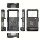 Darrahopens Electronics > Mobile Accessories > Phone Cases & Screen Protectors 15m Waterproof Phone Case for Diving & Surfing - 1 Hour Underwater Shooting, Dual Seal, Zinc Alloy Buckle, Fits iPhone Samsung Xiaomi up to 6.9 Inch(Camouflage yellow+black)