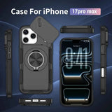 Darrahopens Electronics > Mobile Accessories > Phone Cases & Screen Protectors 2-in-1 Magnetic Sliding Lens Case, Black for iPhone 17 Pro Max