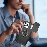 Darrahopens Electronics > Mobile Accessories > Phone Cases & Screen Protectors 2-in-1 Magnetic Sliding Lens Case, Black for iPhone 17 Pro Max