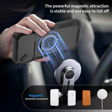 Darrahopens Electronics > Mobile Accessories > Phone Cases & Screen Protectors 2-in-1 Magnetic Sliding Lens Case, Black for iPhone 17 Pro Max