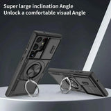 Darrahopens Electronics > Mobile Accessories > Phone Cases & Screen Protectors 2-in-1 Magnetic Sliding Lens Case, Black for Samsung S23Ultra
