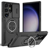Darrahopens Electronics > Mobile Accessories > Phone Cases & Screen Protectors 2-in-1 Magnetic Sliding Lens Case, Black for Samsung S23Ultra