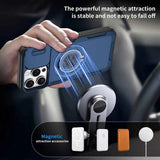 Darrahopens Electronics > Mobile Accessories > Phone Cases & Screen Protectors 2-in-1 Magnetic Sliding Lens Case, Blue for iPhone 16 Pro