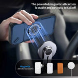 Darrahopens Electronics > Mobile Accessories > Phone Cases & Screen Protectors 2-in-1 Magnetic Sliding Lens Case, Blue for iPhone 17 Pro Max