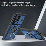 Darrahopens Electronics > Mobile Accessories > Phone Cases & Screen Protectors 2-in-1 Magnetic Sliding Lens Case, Blue for  Samsung S23Ultra
