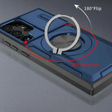Darrahopens Electronics > Mobile Accessories > Phone Cases & Screen Protectors 2-in-1 Magnetic Sliding Lens Case, Blue for  Samsung S23Ultra