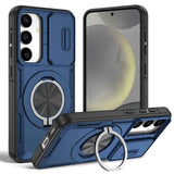 Darrahopens Electronics > Mobile Accessories > Phone Cases & Screen Protectors 2-in-1 Magnetic Sliding Lens Case, Blue for  Samsung S24