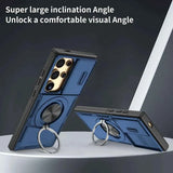 Darrahopens Electronics > Mobile Accessories > Phone Cases & Screen Protectors 2-in-1 Magnetic Sliding Lens Case, Blue for  Samsung S24Ultra