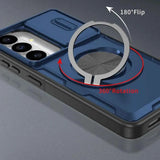 Darrahopens Electronics > Mobile Accessories > Phone Cases & Screen Protectors 2-in-1 Magnetic Sliding Lens Case, Blue for  Samsung S26