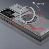 Darrahopens Electronics > Mobile Accessories > Phone Cases & Screen Protectors 2-in-1 Magnetic Sliding Lens Case, Grey for Samsung S23Ultra