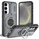 Darrahopens Electronics > Mobile Accessories > Phone Cases & Screen Protectors 2-in-1 Magnetic Sliding Lens Case, Grey for Samsung S24