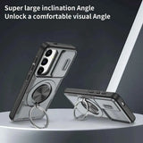 Darrahopens Electronics > Mobile Accessories > Phone Cases & Screen Protectors 2-in-1 Magnetic Sliding Lens Case, Grey for Samsung S25