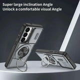 Darrahopens Electronics > Mobile Accessories > Phone Cases & Screen Protectors 2-in-1 Magnetic Sliding Lens Case, Grey for Samsung S26