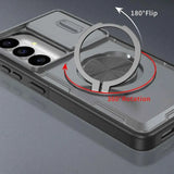 Darrahopens Electronics > Mobile Accessories > Phone Cases & Screen Protectors 2-in-1 Magnetic Sliding Lens Case, Grey for Samsung S26