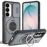 Darrahopens Electronics > Mobile Accessories > Phone Cases & Screen Protectors 2-in-1 Magnetic Sliding Lens Case, Grey for Samsung S26