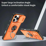 Darrahopens Electronics > Mobile Accessories > Phone Cases & Screen Protectors 2-in-1 Magnetic Sliding Lens Case, Orange for iPhone 16 Pro Max