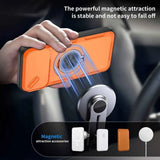 Darrahopens Electronics > Mobile Accessories > Phone Cases & Screen Protectors 2-in-1 Magnetic Sliding Lens Case, Orange for iPhone 17 Pro