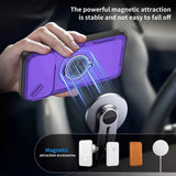 Darrahopens Electronics > Mobile Accessories > Phone Cases & Screen Protectors 2-in-1 Magnetic Sliding Lens Case, Purple for iPhone 17 Pro Max