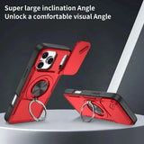 Darrahopens Electronics > Mobile Accessories > Phone Cases & Screen Protectors 2-in-1 Magnetic Sliding Lens Case, Red for iPhone 17 Pro Max