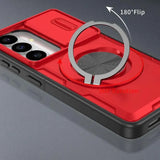 Darrahopens Electronics > Mobile Accessories > Phone Cases & Screen Protectors 2-in-1 Magnetic Sliding Lens Case, Red for Samsung S26