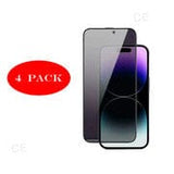 Darrahopens Electronics > Mobile Accessories > Phone Cases & Screen Protectors [4-Pack] iPhone 15 Privacy / Privacy Screen Protector Tempered Glass, Anti-spy protection iPhone 15 4 pieces