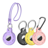Darrahopens Electronics > Mobile Accessories > Phone Cases & Screen Protectors 4Pcs For Apple Airtag Case Cover Anti-lost Keychain Ring Protective Case Style 1