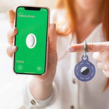 Darrahopens Electronics > Mobile Accessories > Phone Cases & Screen Protectors 4Pcs For Apple Airtag Case Cover Anti-lost Keychain Ring Protective Case Style 1